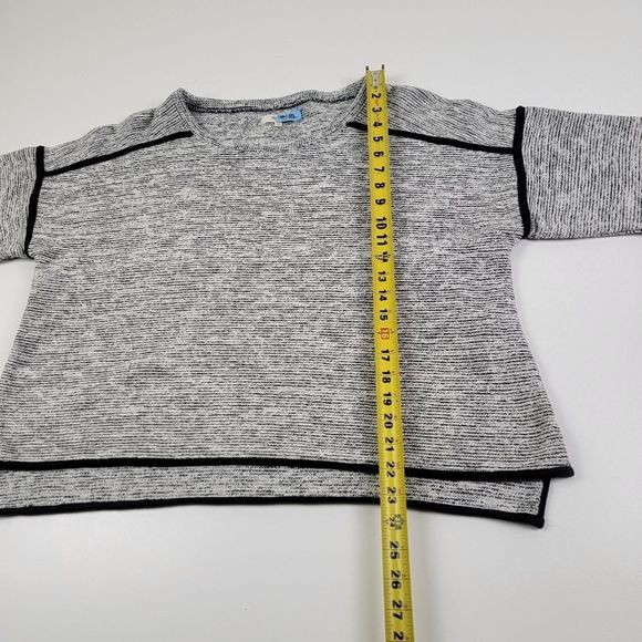 Madewell Small Textured Crop Sweatshirt Sweater Sz XL - Picture 7 of 11